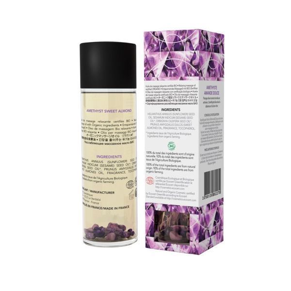 Массажное масло Exsens Amethyst Sweet Almond, 100 мл 35364 фото