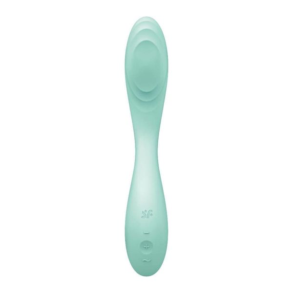 Вибратор для точки G Satisfyer Rrrolling Pleasure, 22 см (мятный) 13432 фото