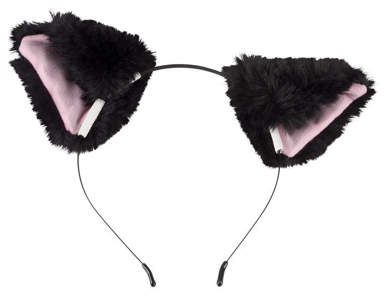 Набір Bad Kitty Pet Play Plug & Ears, 2 шт (чорний) 81730 фото