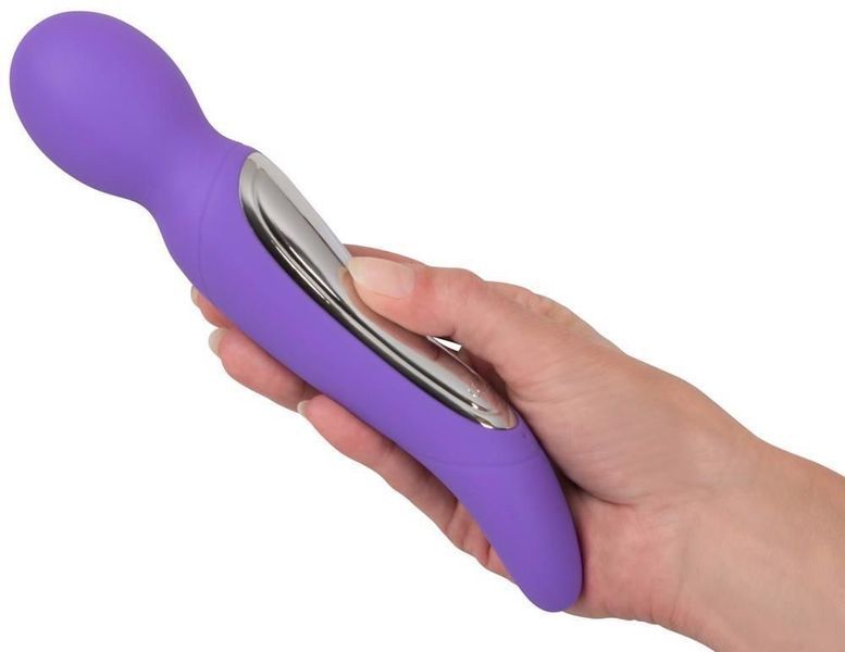 Универсальный массажёр Sweet Smile Rechargeable Dual Motor Vibe, 22 см (фиолетовый) 10044 фото