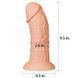 Реалистичный фаллоимитатор на присоске LoveToy Realistic, 24 см (телесный) 22106 фото 11