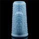 Насадка на пеніс Knights Ring Vibrating Drip, 10 см (блакитний) 22143_EU фото 3