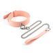 Ошейник с поводком Liebe Seele Dark Candy Pink Collar with Leash (розовый) 61796_EU фото 1