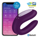 Вібратор для пари Satisfyer Double Joy Partner, 9,1 см (фіолетовий) 73480 фото 7
