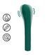 Вібратор Loveline Pulse Wave G-Spot, 22.4 см (зелений) 217738 фото 2