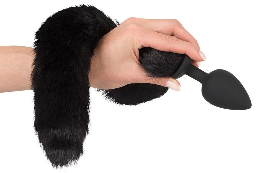 Набір Bad Kitty Pet Play Plug & Ears, 2 шт (чорний) 81730 фото