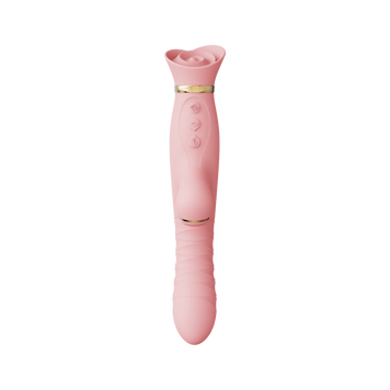 Вібратор-кролик Zalo Rose Rabbit Thruster, 25 см (світло-рожевий) 69506 фото
