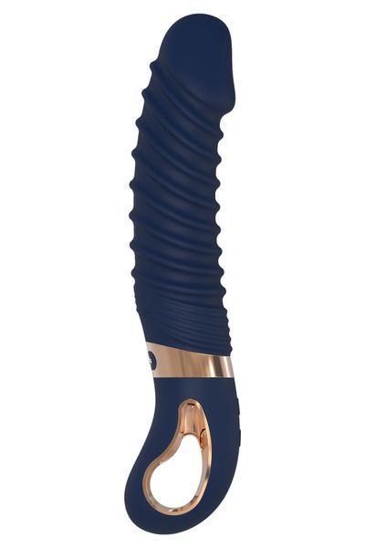 Вібратор Dream Toys Goddess Collection Nereos, 23 см (синій) 24796 фото