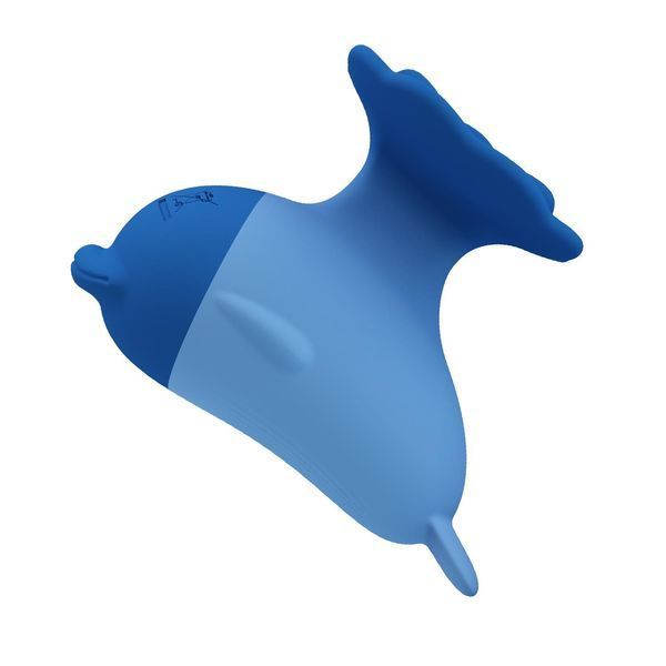 Вібратор для клітора Pretty Love Dolphin, 6.4 см (блакитний) 225276 фото