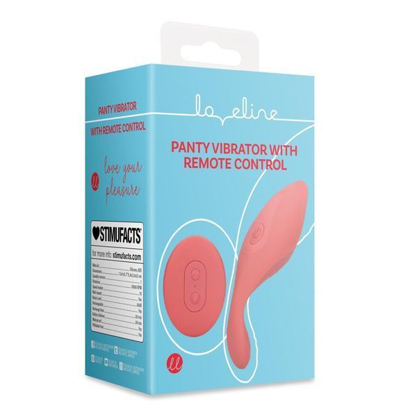 Вібратор Loveline Brighto Remote Control, 9.5 см (червоний) 60988 фото