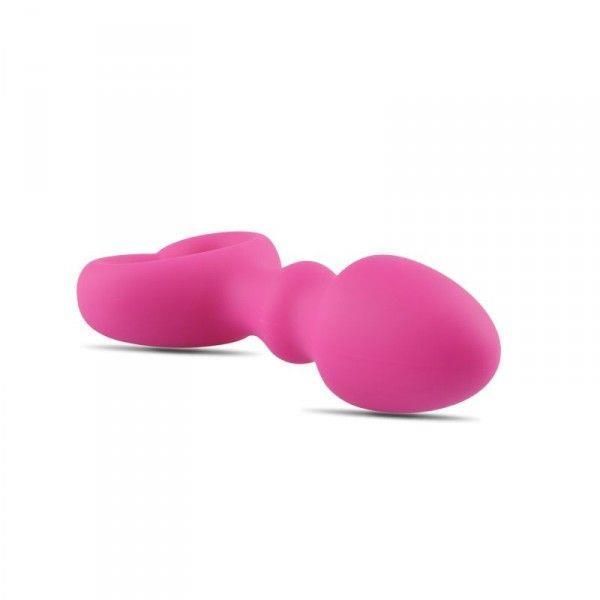Анальна пробка Toyz4lovers Heart Clip Tip, 9 см (рожевий) 74428 фото