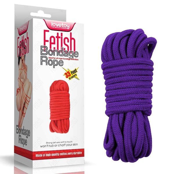 Верёвка LoveToy Fetish Bondage Rope, 10м (фиолетовый) 28574 фото