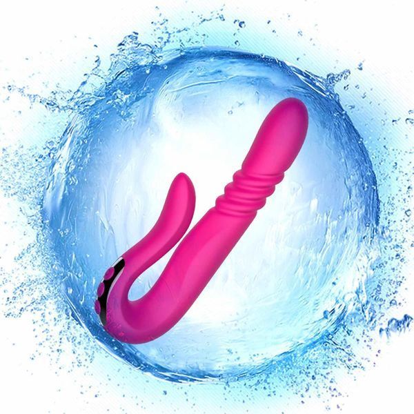 Вибратор B - Series Cute Deluxe Twirling Vibrating Thruster, 23 см (розовый) 86916 фото