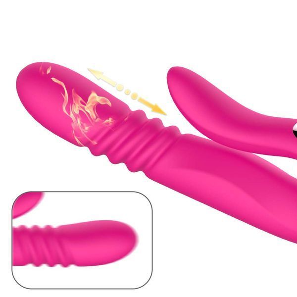 Вибратор B - Series Cute Deluxe Twirling Vibrating Thruster, 23 см (розовый) 86916 фото