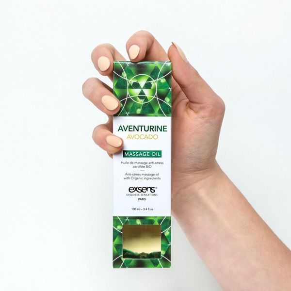 Массажное масло Exsens Aventurine Avocado, 100 мл 35366 фото