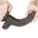 Фалоімітатор із присоскою LoveToy Sliding-Skin Dildo 7, 17,5 см (коричневий) 29338 фото 4