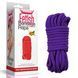Верёвка LoveToy Fetish Bondage Rope, 10м (фиолетовый) 28574 фото 6