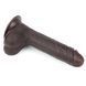 Фалоімітатор із присоскою LoveToy Sliding-Skin Dildo 7, 17,5 см (коричневий) 29338 фото 9