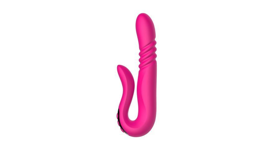 Вибратор B - Series Cute Deluxe Twirling Vibrating Thruster, 23 см (розовый) 86916 фото