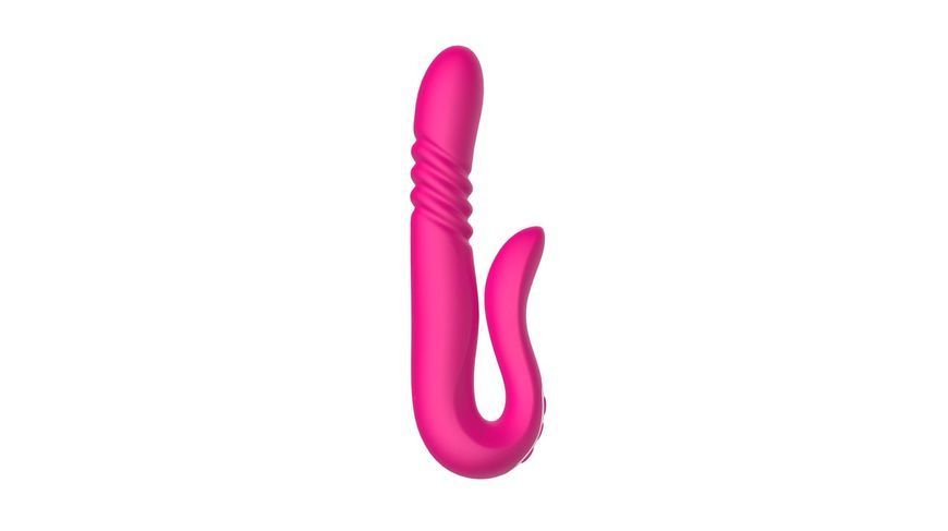 Вибратор B - Series Cute Deluxe Twirling Vibrating Thruster, 23 см (розовый) 86916 фото