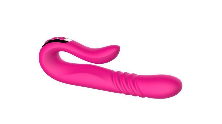 Вибратор B - Series Cute Deluxe Twirling Vibrating Thruster, 23 см (розовый) 86916 фото