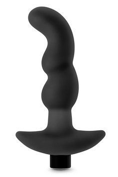 Стимулятор простаты Anal Adventures Platinum Vibrating, 15.2 см (черный) 111550 фото