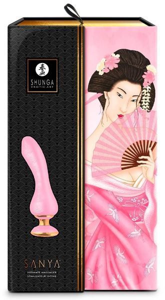 Вибратор Shunga Sanya Intimate, 18.5 см (розовый) 30390 фото