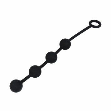 Анальная цепочка Nexus Excite Medium Anal Beads, 23 см (черный) 127094 фото