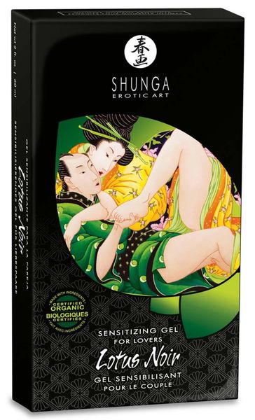 Збуджувальний гель унісекс Shunga Lotus Noir, 60 мл 17467 фото