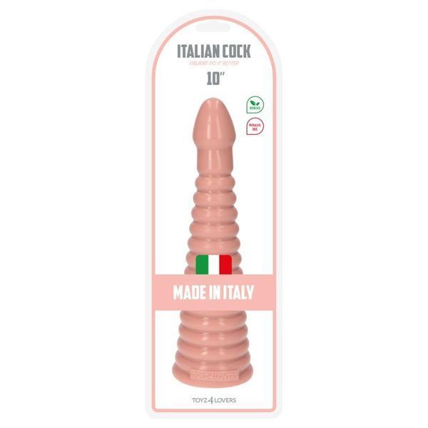 Анальна пробка Toyz4lovers Plug-Italian Cock 10", 26 см (тілесний) 73868 фото