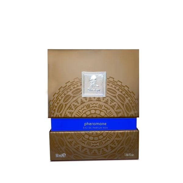 Духи з феромонами для чоловіків Hot Shiatsu Pheromon Fragrance Man Darkblue, 50 мл 39683 фото