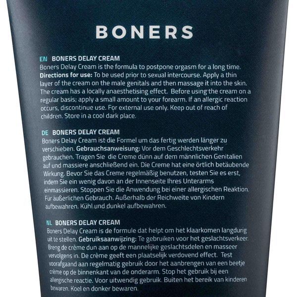 Крем пролонгатор Boners Delay Cream, 100 мл 202448 фото