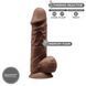 Фаллоимитатор Silexd Premium Silicone Dildo Model 4 Size 8.5, 21.5 см (коричневый) 82336 фото