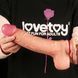 Фаллоимитатор LoveToy Dual Layer, 25 см (телесный) 28770 фото 8