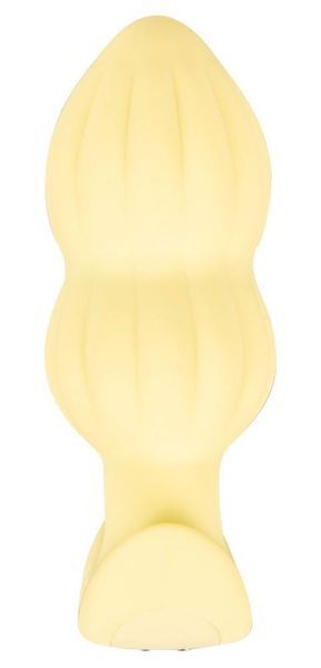 Анальная пробка Cuties Mini Butt Plug, 8 см (желтый) 216964 фото