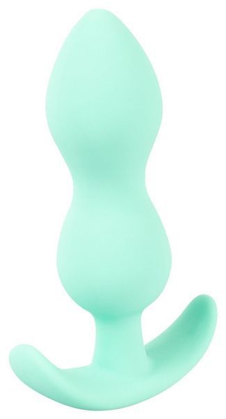 Анальна пробка Cuties Mini Butt, 7.5х2.8 см (м'ятний) 31834 фото