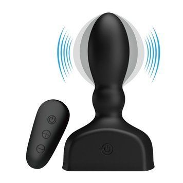 Анальна пробка MR Play Inflatable Anal Plug 11.8 см (чорний) 90532 фото