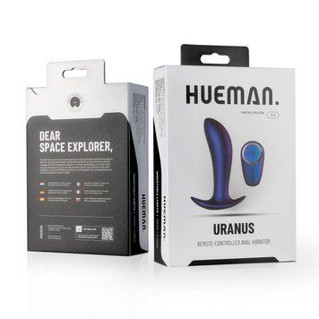 Анальная пробка Hueman Uranus Remote-Controlled, 12 см (фиолетовый) 21920 фото