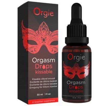 Стимулирующая сыворотка для клитора Orgie Orgasm Drops Kissable, 30 мл 17028 фото
