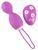 Вагінальні кульки Sweet Smile Remote Controlled Rotating Love Balls, 16 см (фіолетовий) 46160 фото