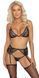 Комплект Kissable Suspender Pola, S/M (черный) 72358 фото 1
