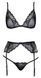 Комплект Kissable Suspender Pola, S/M (черный) 72358 фото 3