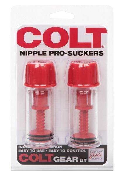 Помпа для сосков CalExotics COLT Nipple Pro-Suckers, 10,3 см (красный) 14150 фото
