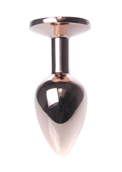 Анальна пробка з кристалом B - Series HeavyFun Plug-Jewellery, 7 см (синій) 52047_EU фото