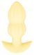 Анальная пробка Cuties Mini Butt Plug, 8 см (желтый) 216964 фото 2