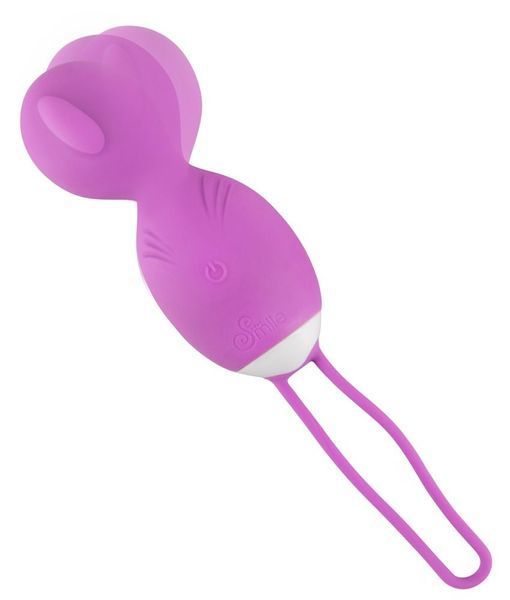 Вагінальні кульки Sweet Smile Remote Controlled Rotating Love Balls, 16 см (фіолетовий) 46160 фото
