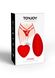 Вибратор в трусики Toy Joy Divine The Sensual Panty Pleaser, 9 см (красный) 17469 фото 8