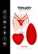 Вибратор в трусики Toy Joy Divine The Sensual Panty Pleaser, 9 см (красный) 17469 фото 5