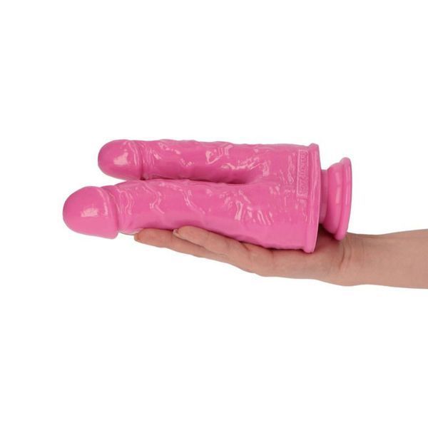 Двойной фаллоимитатор Toyz4lovers Romolo e Remo 7.5", 18.5 см (розовый) 73984 фото