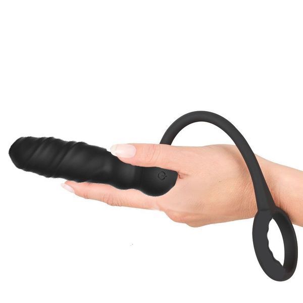 Анальный вибратор Dorcel Deep Seeker, 25.8 см (черный) 36150 фото